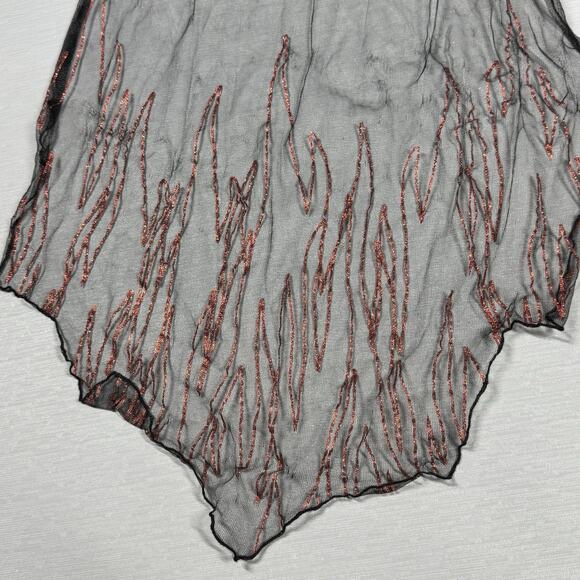 Spirit Girl's Dark Devil Halloween Costume Firey Red Dress & Cape Child Size XL - Picture 8 of 10